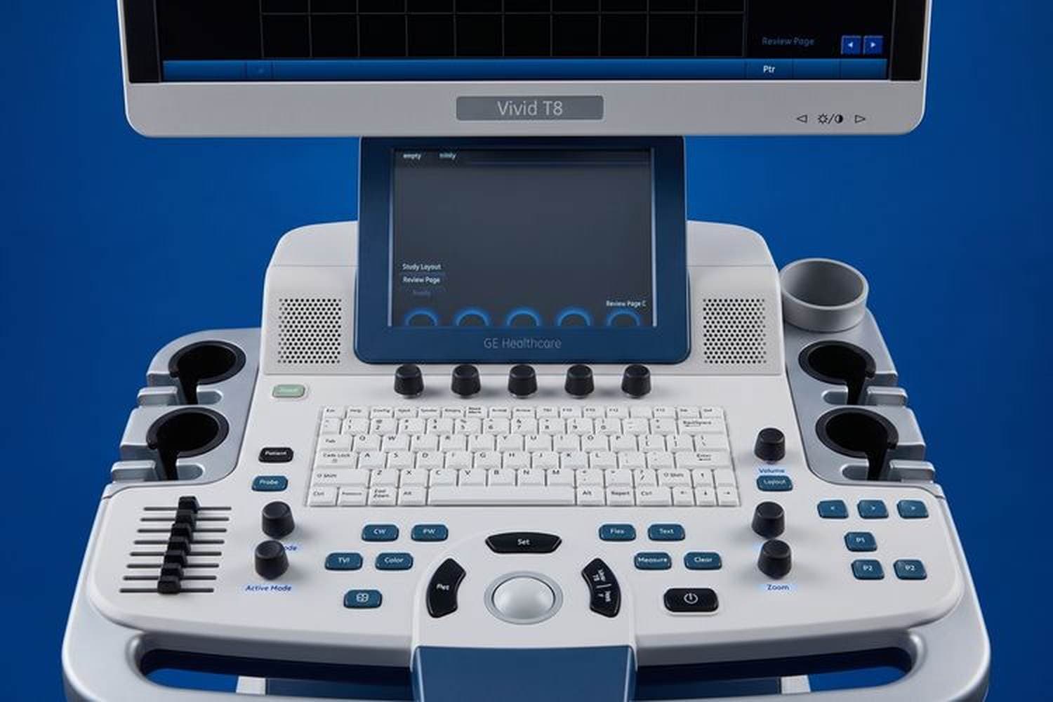 GE Vivid T8 control panel and trackball